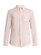 Onia Abe Long-sleeved Linen Shirt