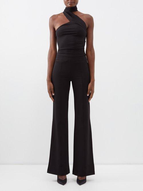 Gauge81 - Valima Halterneck Jersey Jumpsuit - Womens - Black