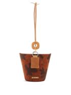 Jacquemus Suede Print-detail Bucket Bag