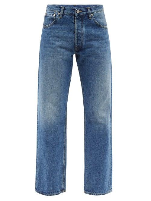Ladies Rtw Maison Margiela - Mid-rise Cropped Straight-leg Jeans - Womens - Denim