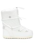 Matchesfashion.com Bogner - Tignes Quilted Lace Up Snow Boots - Womens - White