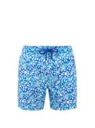 Vilebrequin - Mahina Turtle-print Swim Shorts - Mens - Blue Multi