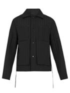 Craig Green Quilted Point-collar Tie-waist Jacket