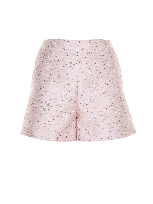 Balenciaga A-line Silk-dupion Shorts