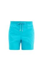 Matchesfashion.com Vilebrequin - Moorea Aqua-reactive-shell Swim Shorts - Mens - Light Blue