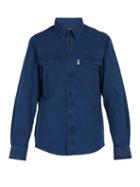 Matchesfashion.com A.p.c. - Enrico Denim Shirt - Mens - Blue