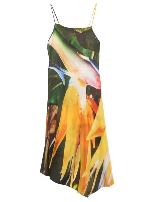 Marques'almeida Contrast Abstract-print Dress