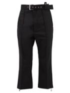Namacheko - Girsu Cropped Technical-twill Trousers - Mens - Black