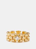 Lizzie Mandler - Cleo Diamond & 18kt Gold Ring - Womens - Yellow Gold