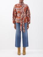 Ulla Johnson - Paige Constellation-print Quilted-cotton Jacket - Womens - Red Multi