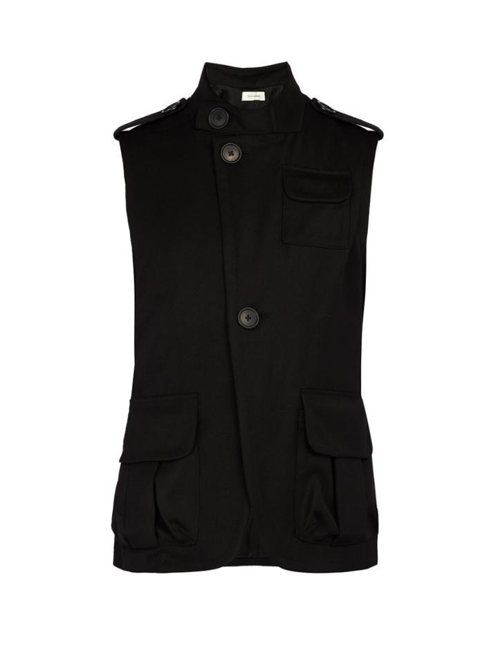 Wales Bonner Sleeveless Military Jacket