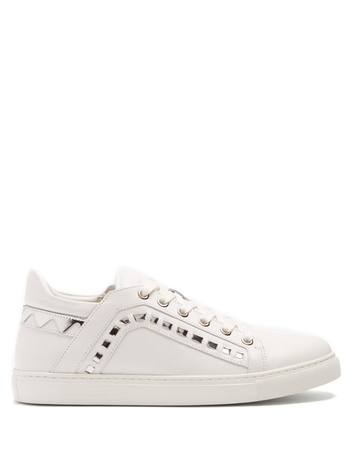 Sophia Webster Riko Leather Low-top Trainers