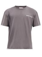 Mens Rtw Charles Jeffrey Loverboy - Basecamp Cotton-jersey T-shirt - Mens - Grey
