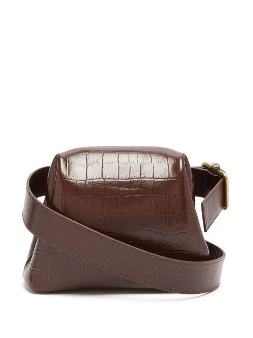 Matchesfashion.com Osoi - Brot Mini Crocodile Effect Leather Cross Body Bag - Womens - Tan