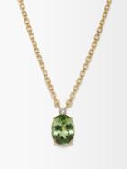Irene Neuwirth - Gemmy Gem Diamond, Tourmaline & 18kt Gold Necklace - Womens - Green