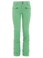 Matchesfashion.com Perfect Moment - Aurora Embroidered Flared Ski Trousers - Womens - Green