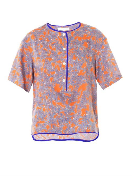 Thakoon Addition Floral Printed Blouse