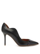 Matchesfashion.com Malone Souliers - Morrissey Point Toe Leather Pumps - Womens - Black