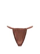 Matchesfashion.com Isa Boulder - Joni High-leg Bikini Briefs - Womens - Brown