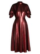Matchesfashion.com Emilia Wickstead - Mariel Open Back Sequined Gown - Womens - Burgundy