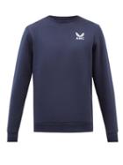 Castore - Amc-embroidered Cotton-blend Jersey Sweatshirt - Mens - Navy