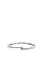 Title Of Work Hinged Sterling-silver Cuff