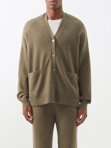 Extreme Cashmere - No.24 Tokio Stretch-cashmere Cardigan - Mens - Dark Green