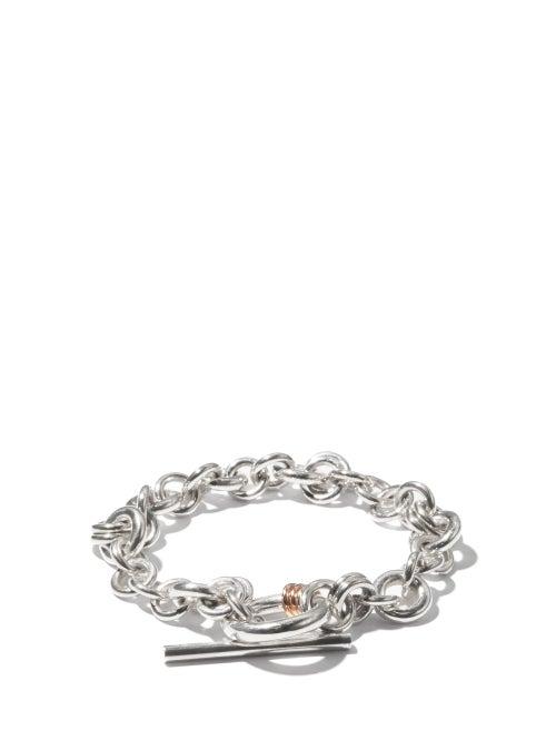 Matchesfashion.com Spinelli Kilcollin - Atlantis 18kt Rose-gold & Sterling-silver Bracelet - Mens - Silver