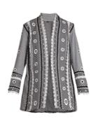 Dodo Bar Or Zur Eyelet-embellished Cotton Kimono Jacket