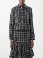 Giambattista Valli - Boucl-tweed Jacket - Womens - Black White