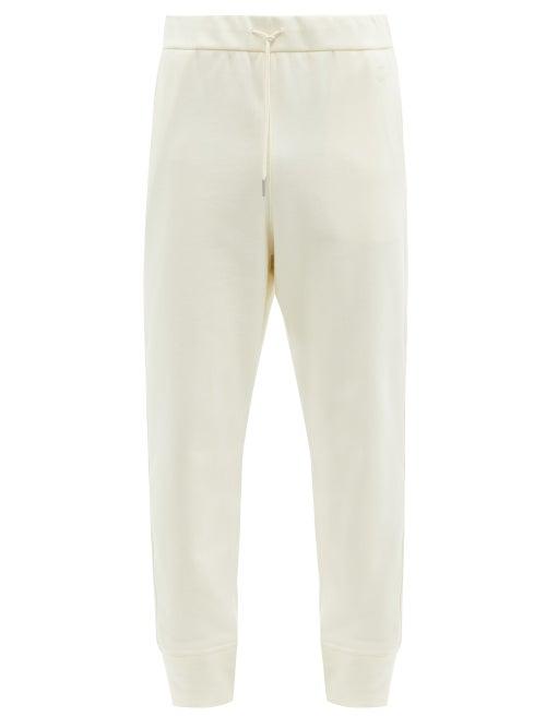 Matchesfashion.com Jil Sander - Drawstring Cotton French-terry Track Pants - Mens - Cream