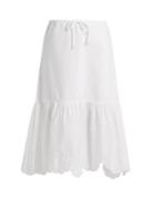See By Chloé Drawstring-waist Cotton-poplin Skirt