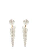 Matchesfashion.com Rebecca De Ravenel - Twisty Drop Earrings - Womens - Silver