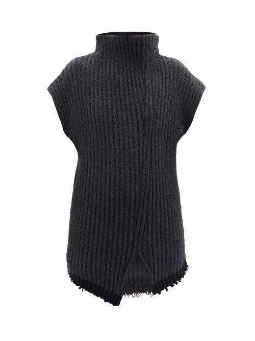 The Row - Damiano Ribbed Sleeveless Sweater - Womens - Grey