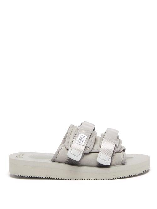 Matchesfashion.com Suicoke - Moto-vs Two-strap Technical Slides - Mens - Grey