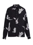 Matchesfashion.com Amiri - Dove Print Shirt - Mens - Black
