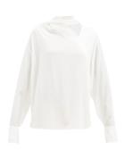 Matchesfashion.com Sportmax - Pentola Blouse - Womens - White