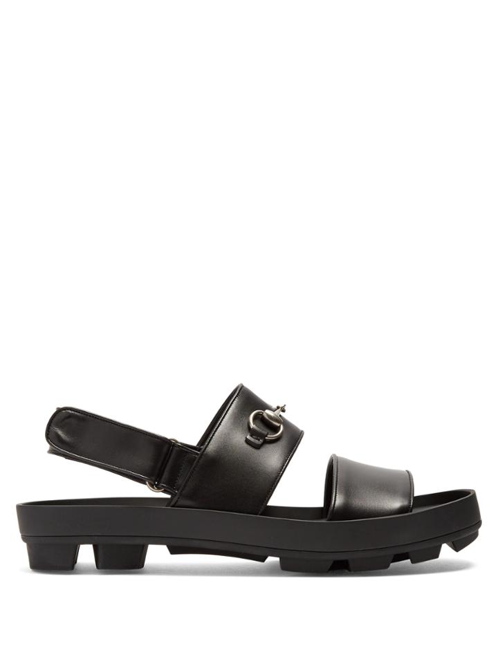 Gucci Sam Leather Sandals