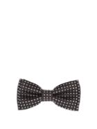 Matchesfashion.com Paul Smith - Star-jacquard Silk-twill Bow Tie - Mens - Black Multi