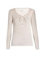 Velvet By Graham & Spencer Mandee Cotton-blend Jersey T-shirt