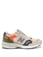 New Balance - Made In Uk 920 Suede And Mesh Trainers - Womens - Beige Multi