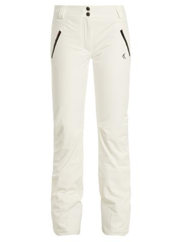 Capranea Denim Contrast-zip Ski Trousers