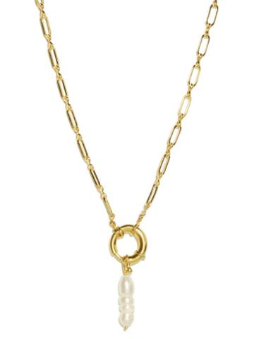 Ladies Jewellery Timeless Pearly - Baroque Pearl & 24kt Gold-plated Necklace Set - Womens - Pearl