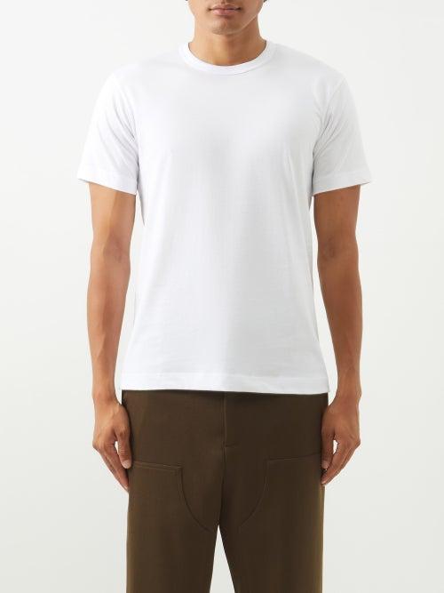 Comme Des Garons Shirt - Cotton-jersey T-shirt - Mens - White
