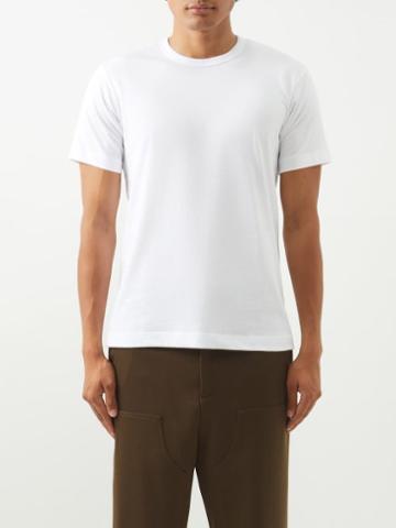 Comme Des Garons Shirt - Cotton-jersey T-shirt - Mens - White