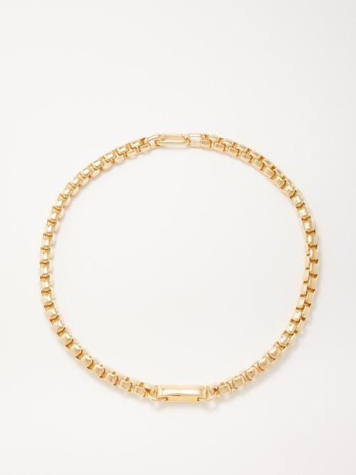 Laura Lombardi - Lella 14kt Gold-plated Chain Necklace - Womens - Yellow Gold
