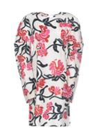 Matchesfashion.com Marni - Abstract Floral-print Cotton-poplin Dress - Womens - Ivory Multi