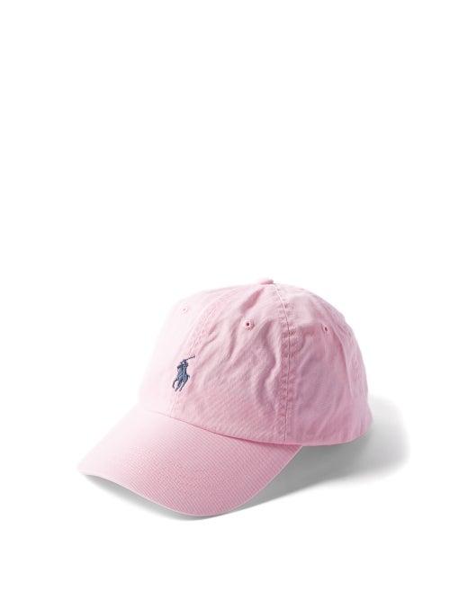 Polo Ralph Lauren - Logo-embroidered Cotton-twill Cap - Mens - Light Pink
