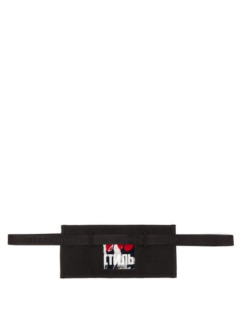 Matchesfashion.com Heron Preston -  Print Nylon Tri Fold Wallet - Mens - Black