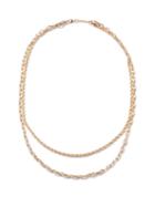 Zo Chicco - 14kt Gold Cable-link & Spiral Chain Necklace - Womens - Yellow Gold